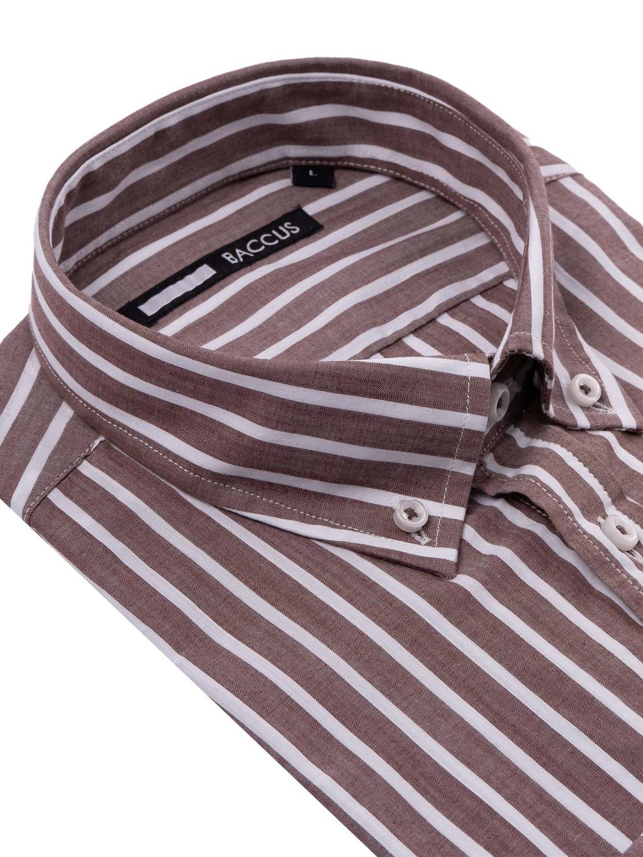 Camisa de Manga Comprida às Riscas