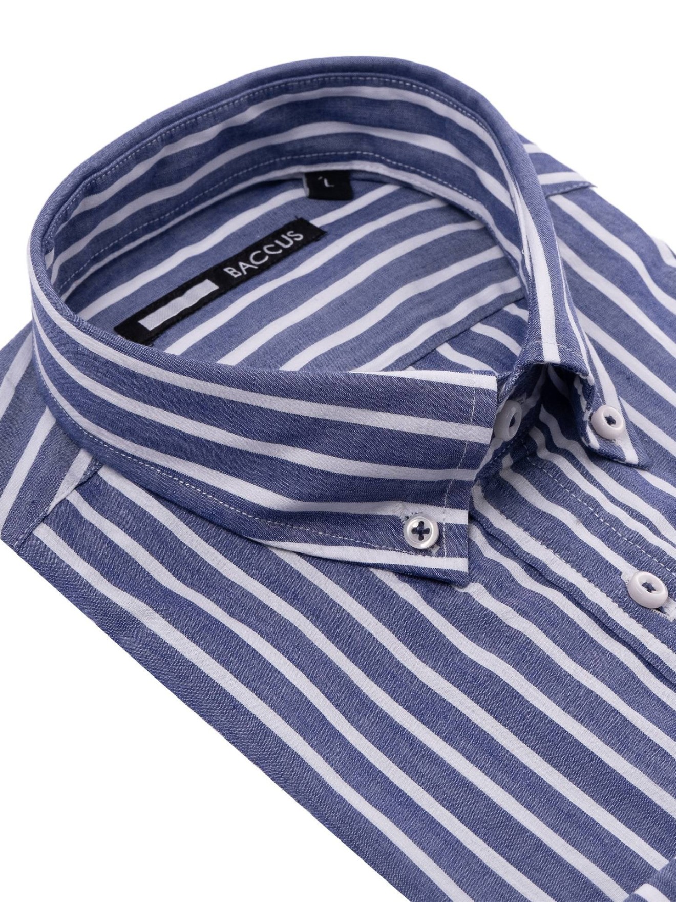 Camisa de Manga Comprida �s Riscas