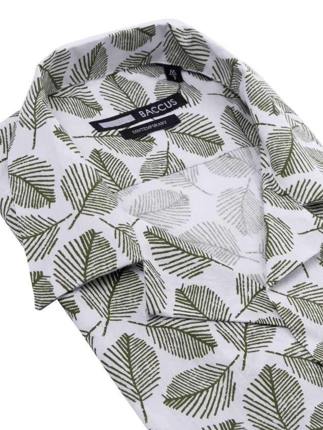 Camisa de Manga Curta com Padrão
