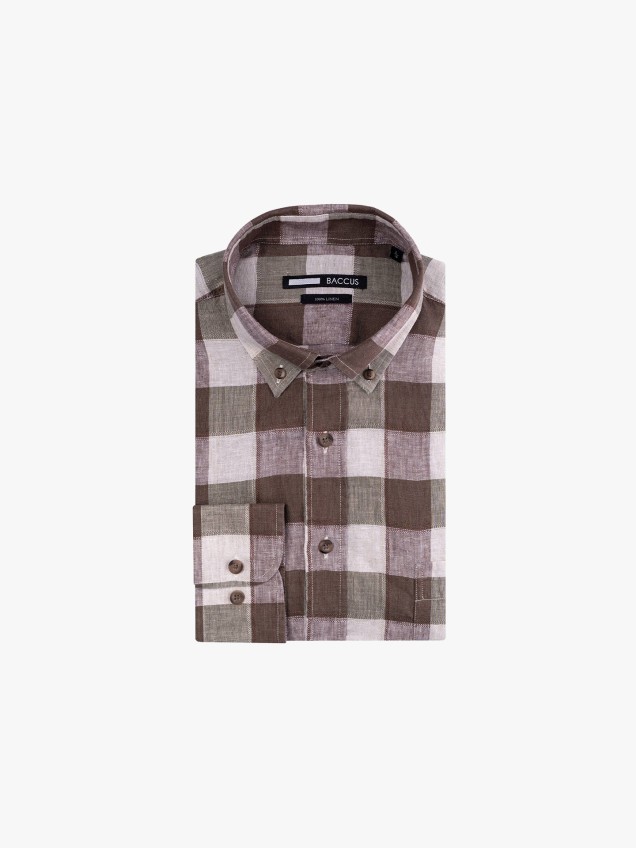 Camisa de Manga Comprida Regular Fit