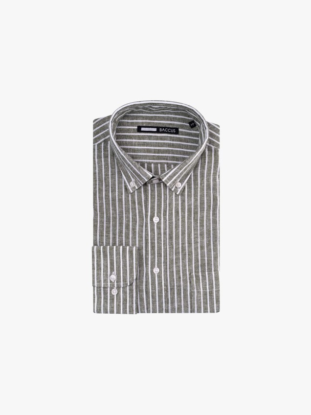 Camisa de Manga Comprida Regular Fit