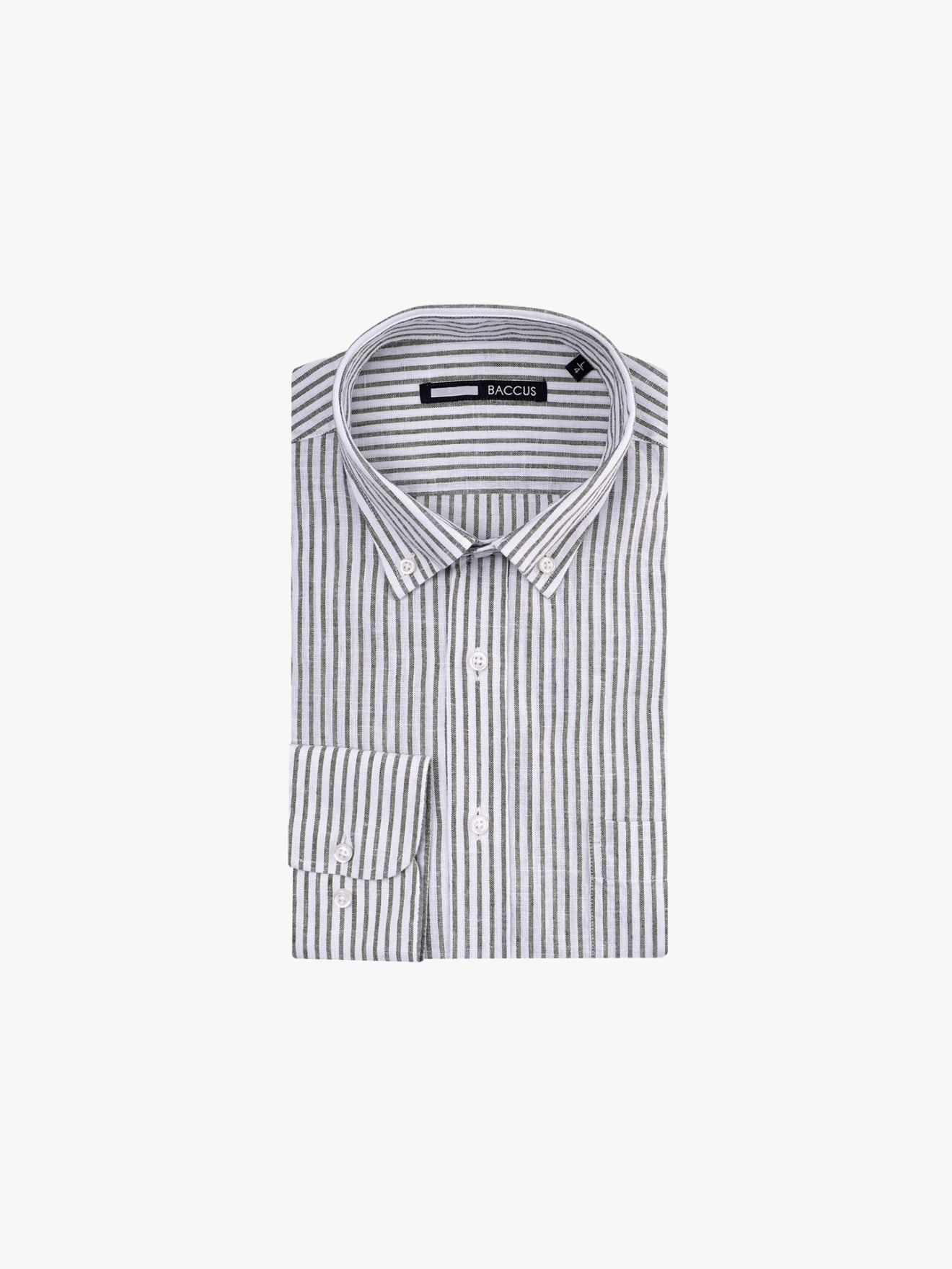 Camisa de Manga Comprida �s Riscas
