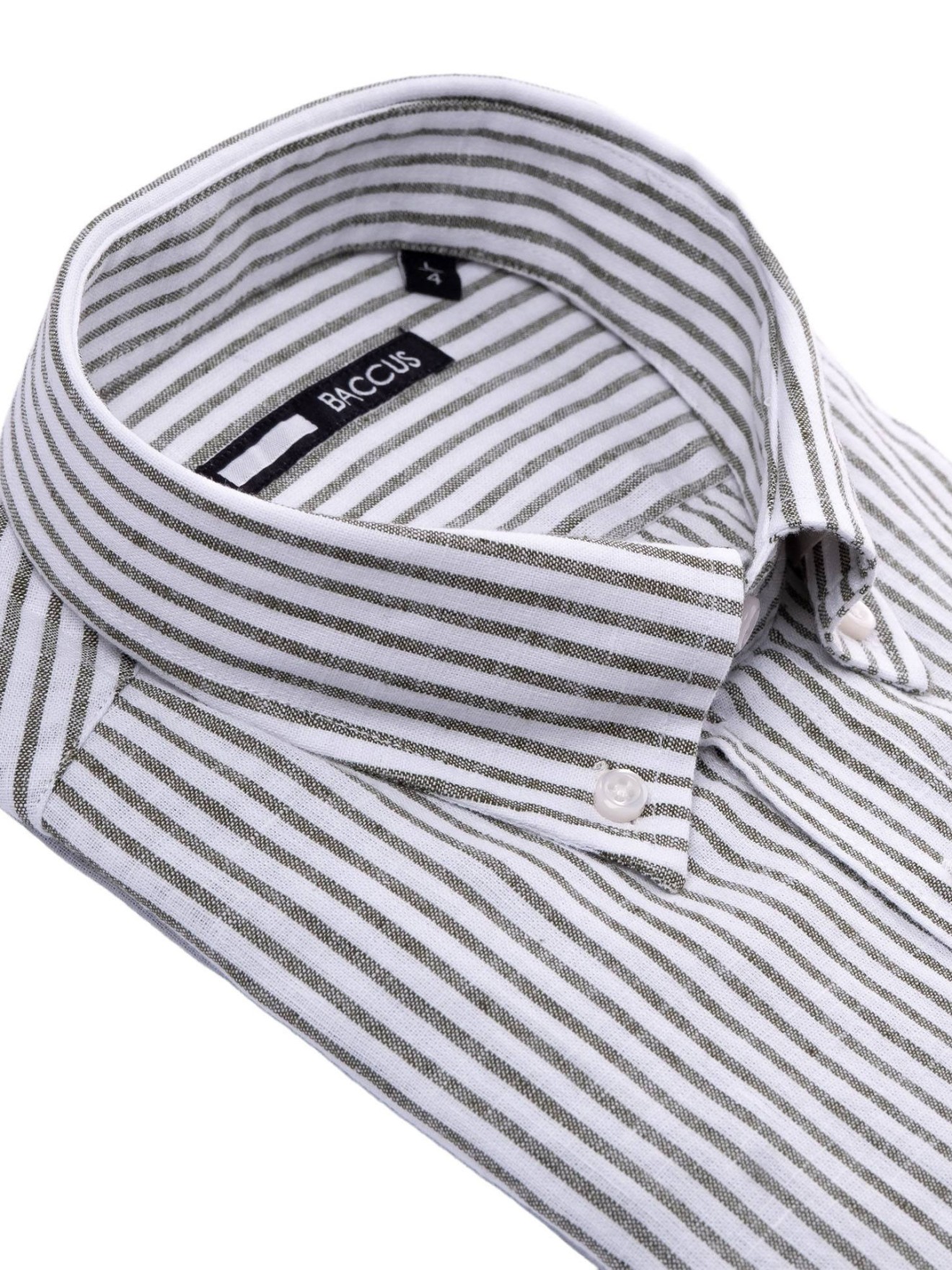 Camisa de Manga Comprida �s Riscas