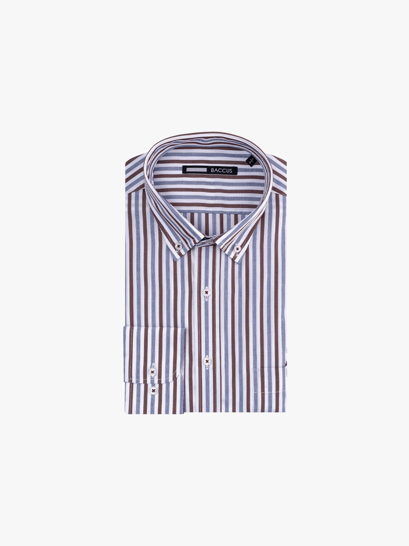 Camisa de Manga Comprida �s Riscas