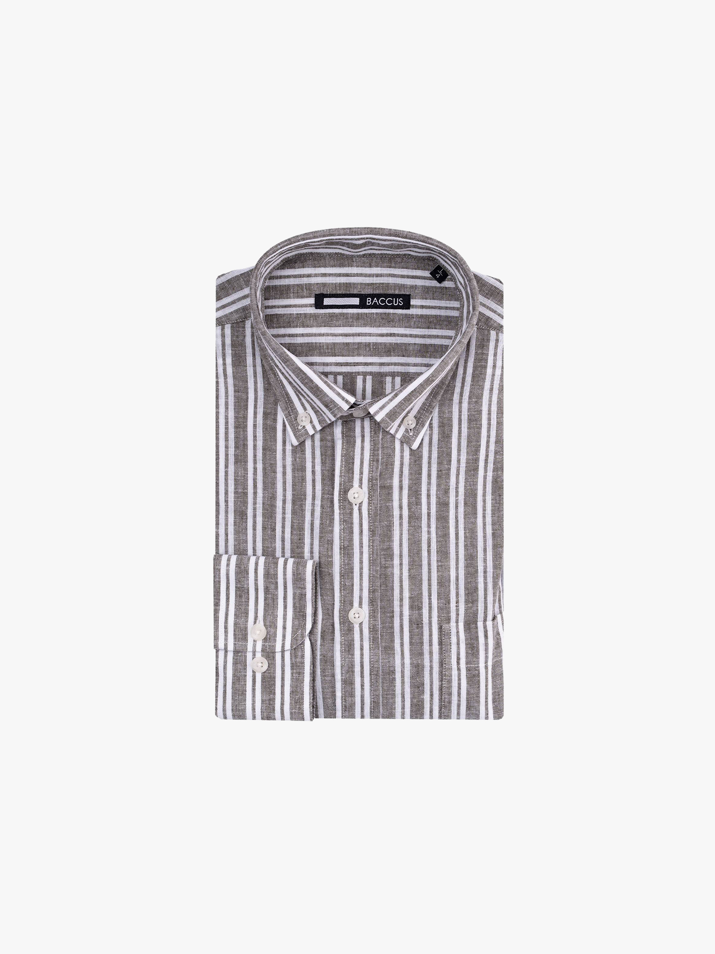 Camisa de Manga Comprida às Riscas
