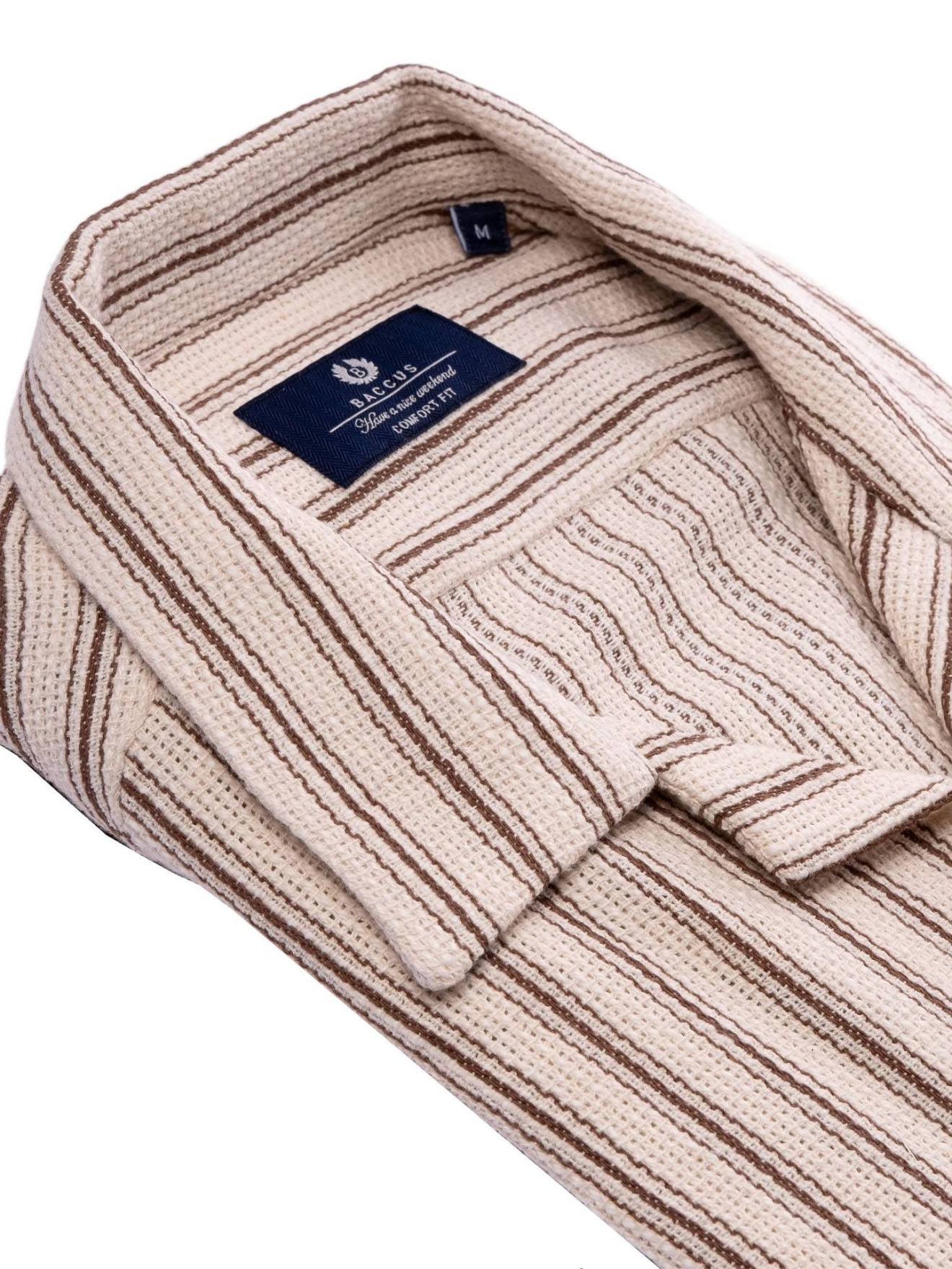 Camisa de Manga Comprida �s Riscas