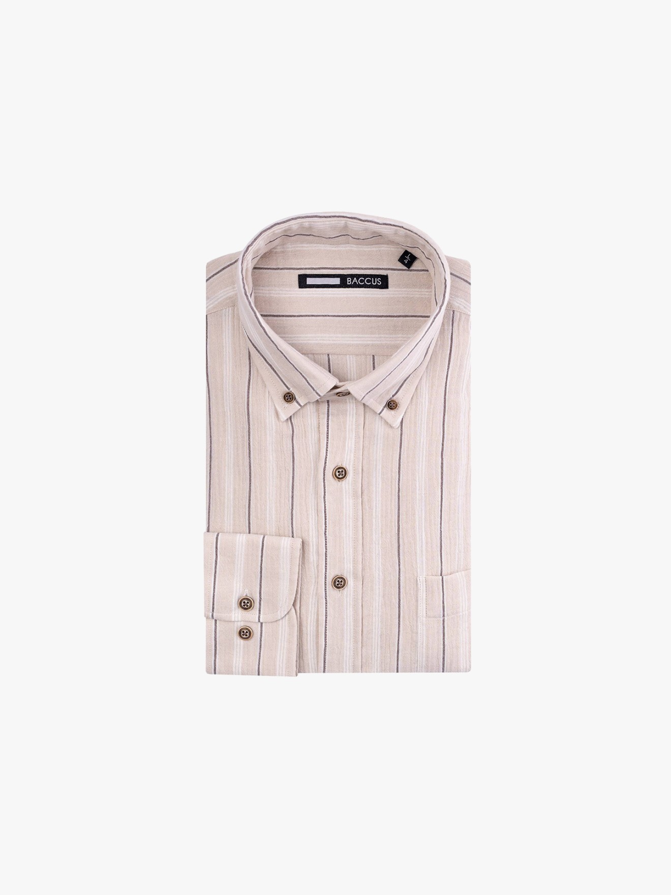 Camisa de Manga Comprida �s Riscas