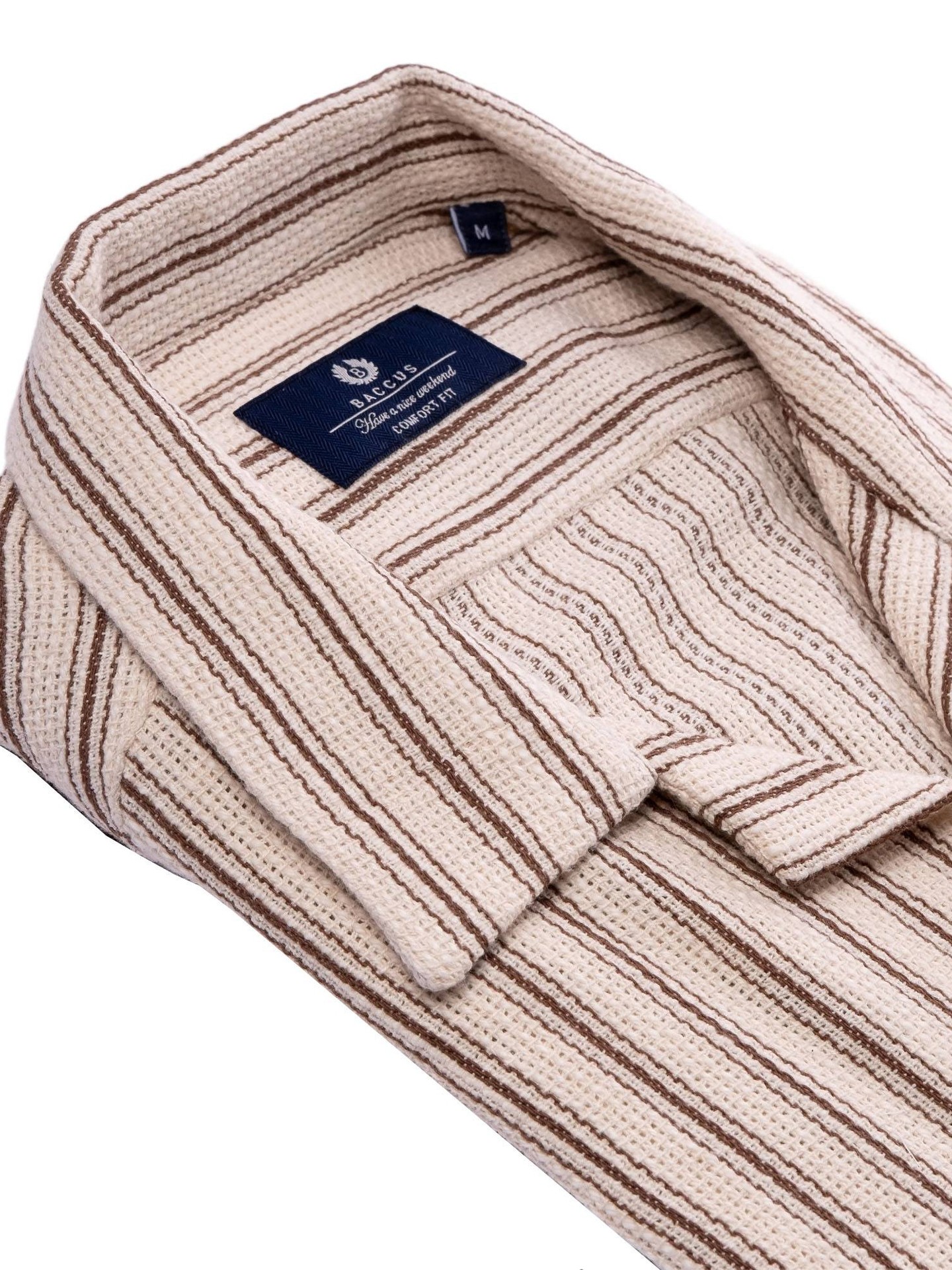 Camisa de Manga Comprida às Riscas