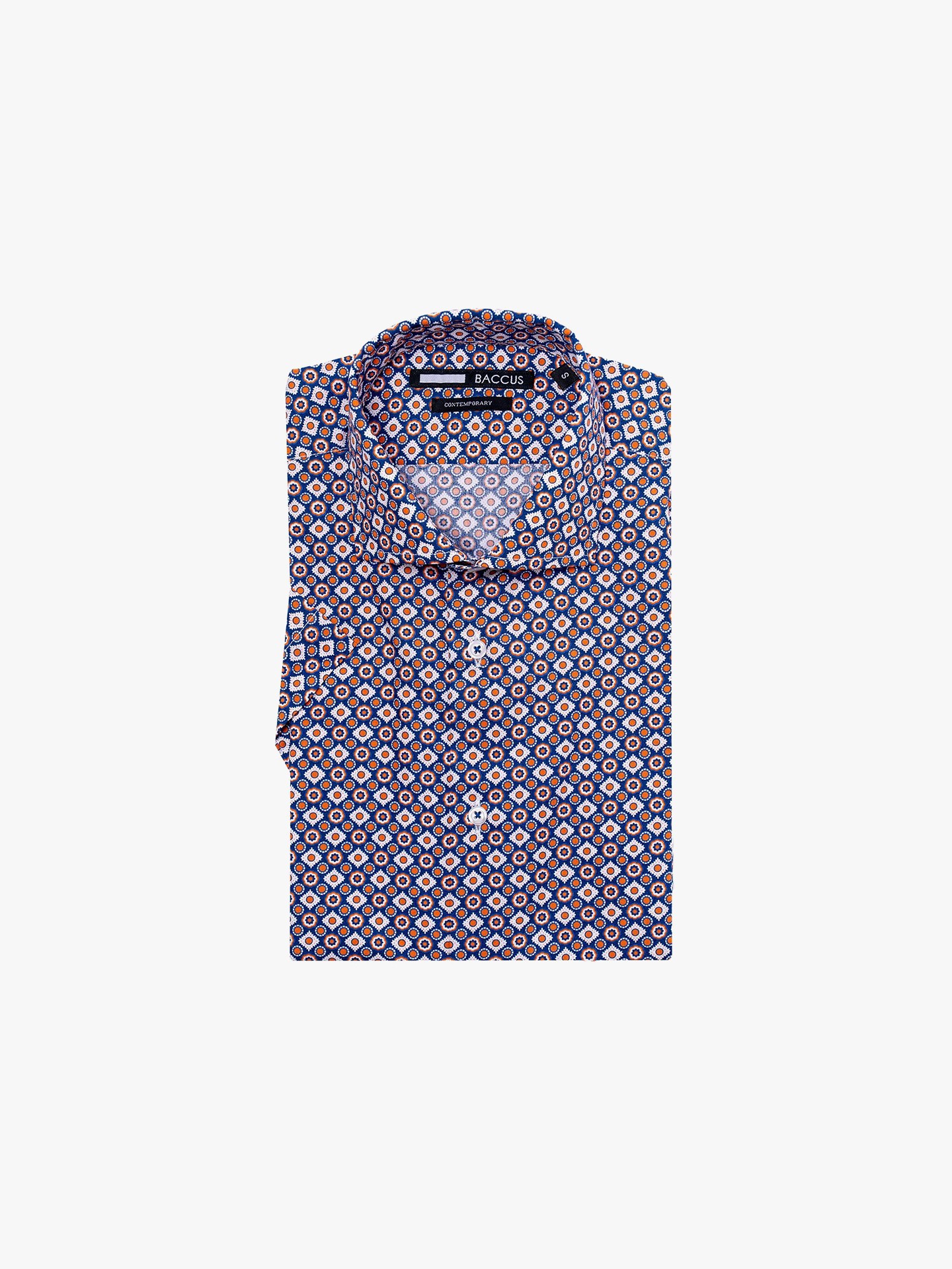 Camisa de Manga Curta com Padrão