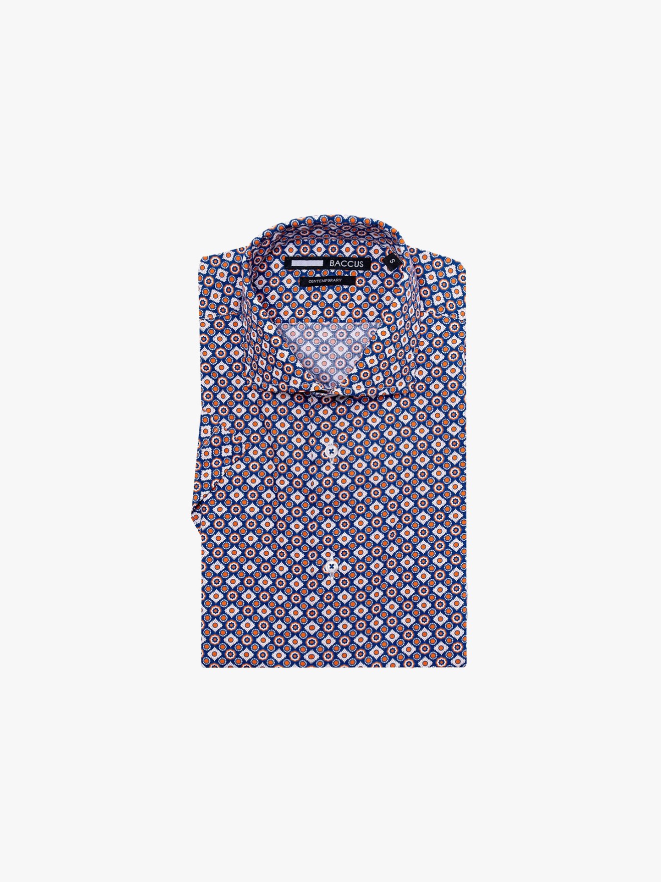 Camisa de Manga Curta com Padr�o