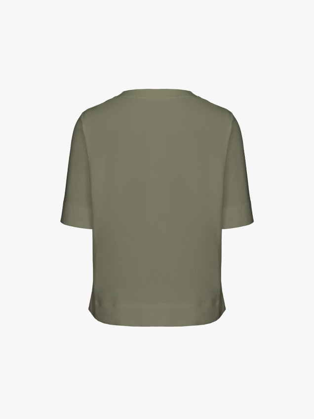 T-shirt com Bolso Dinia