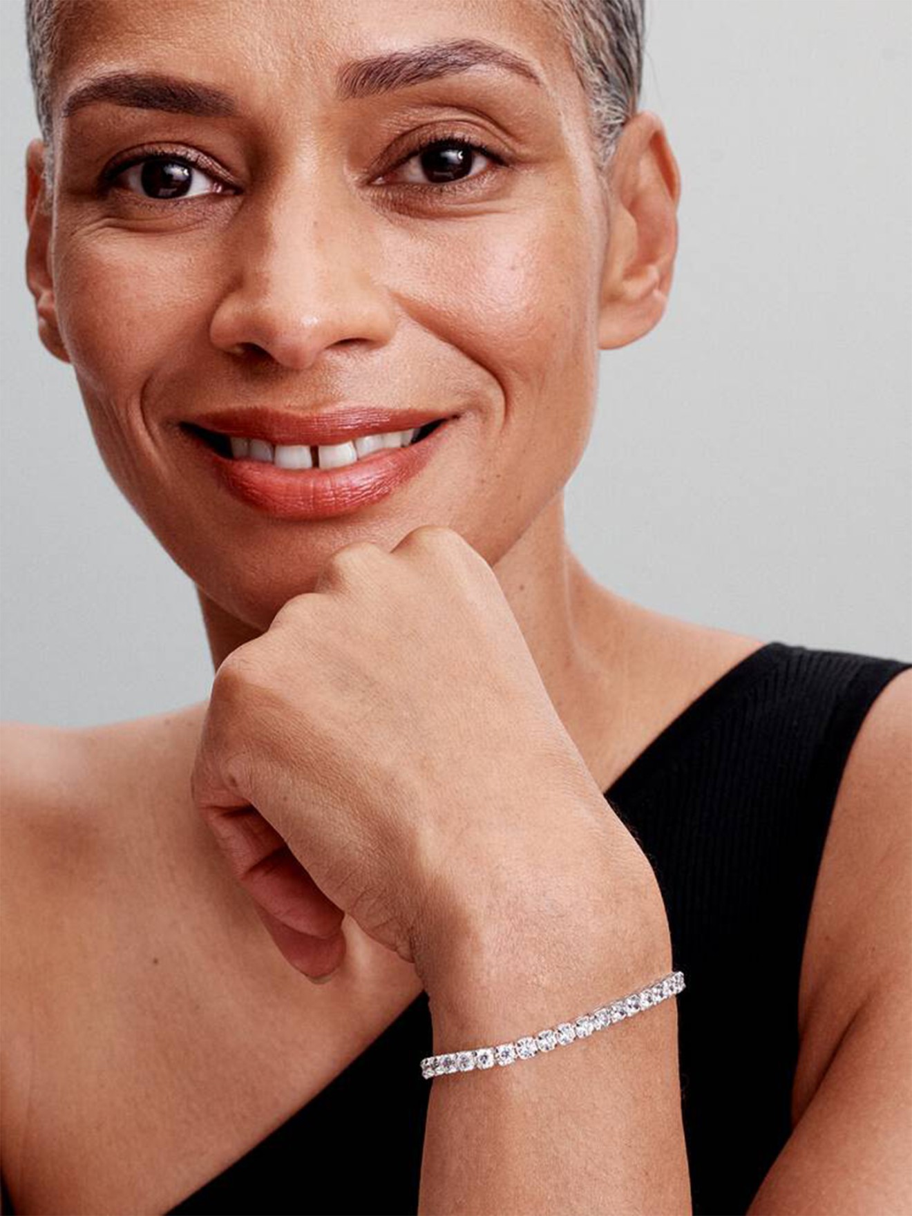 Pulseira de T�nis Brilhante