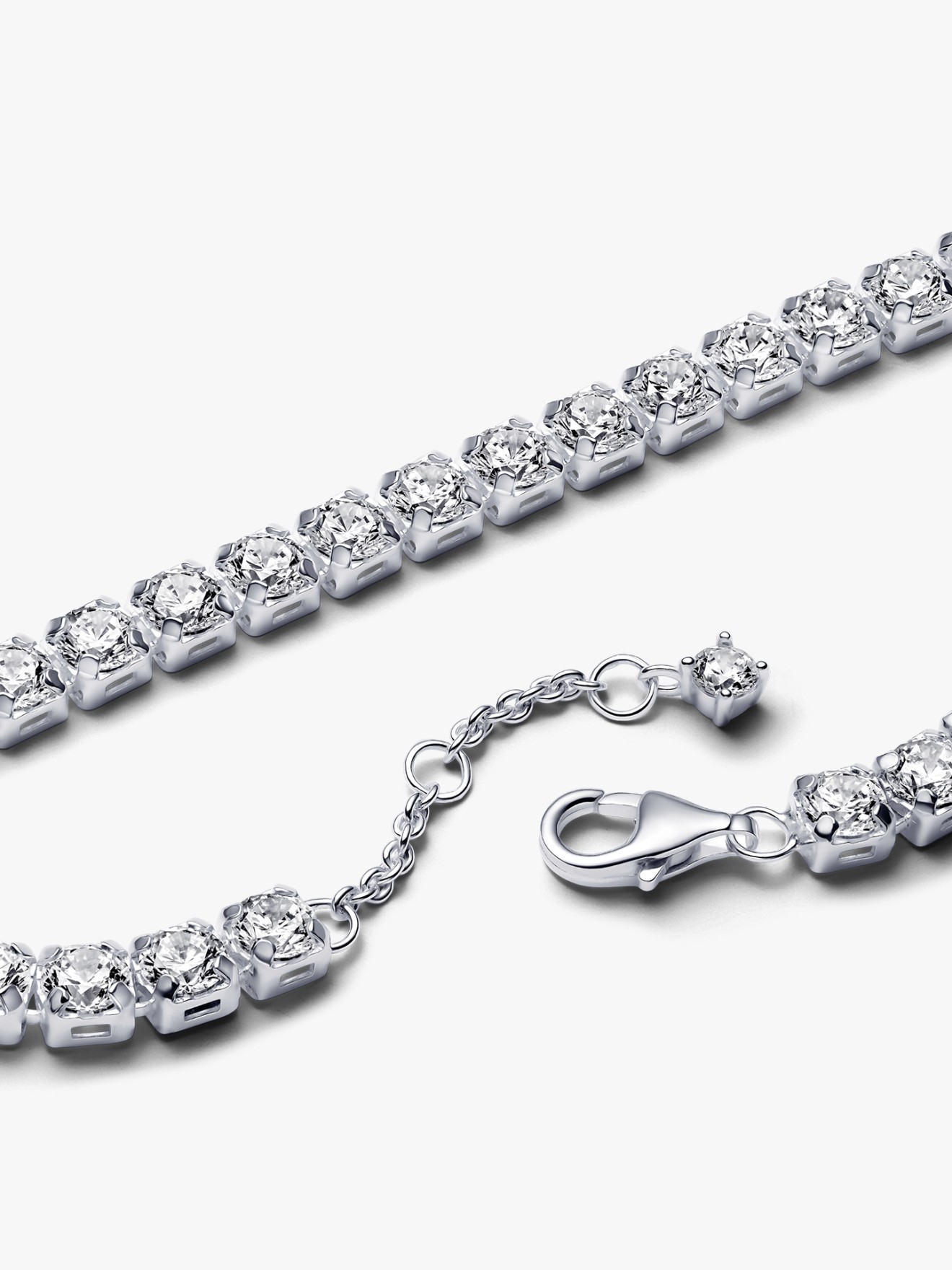 Pulseira de T�nis Brilhante
