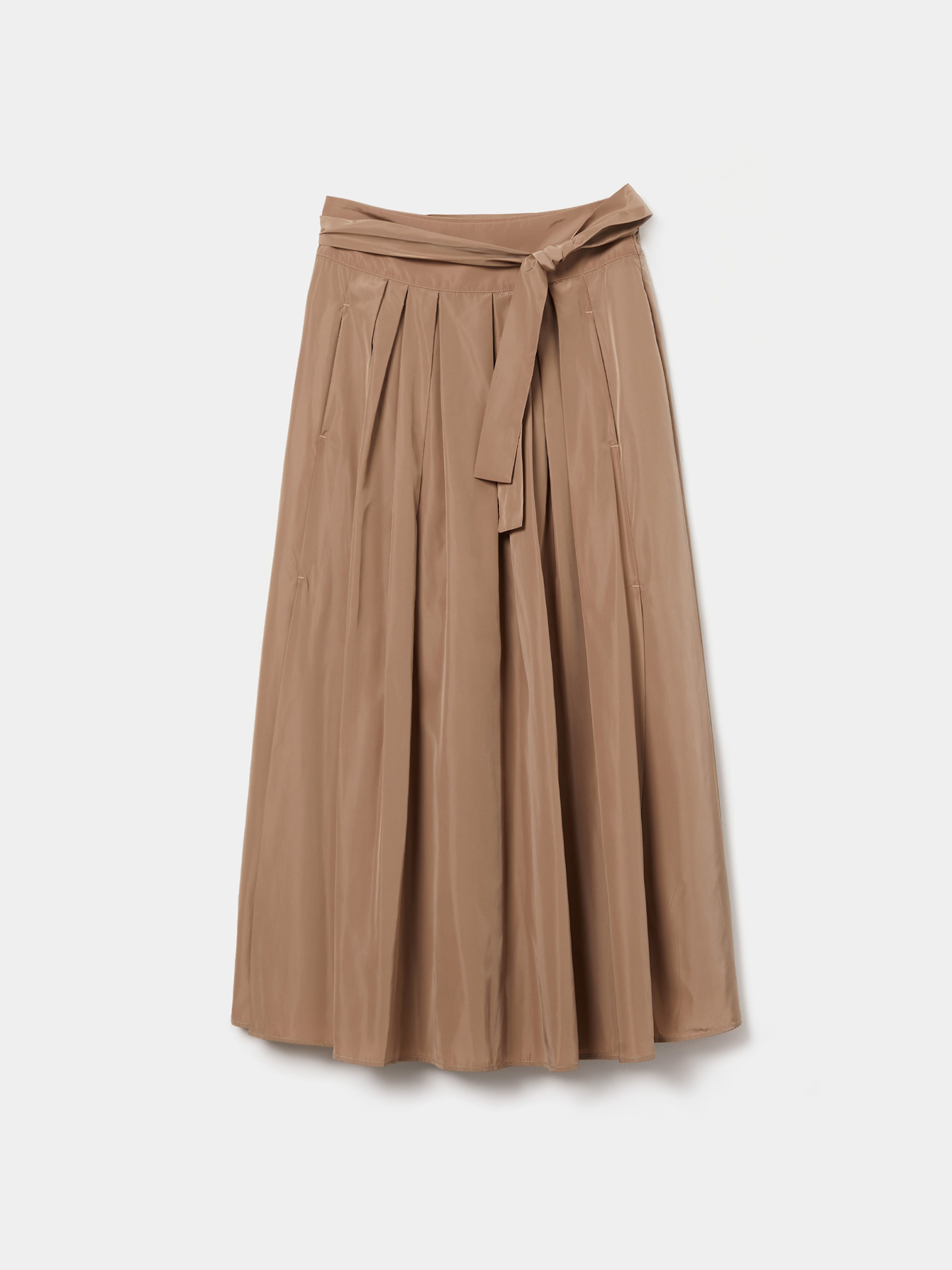 Saia Midi com Pregas