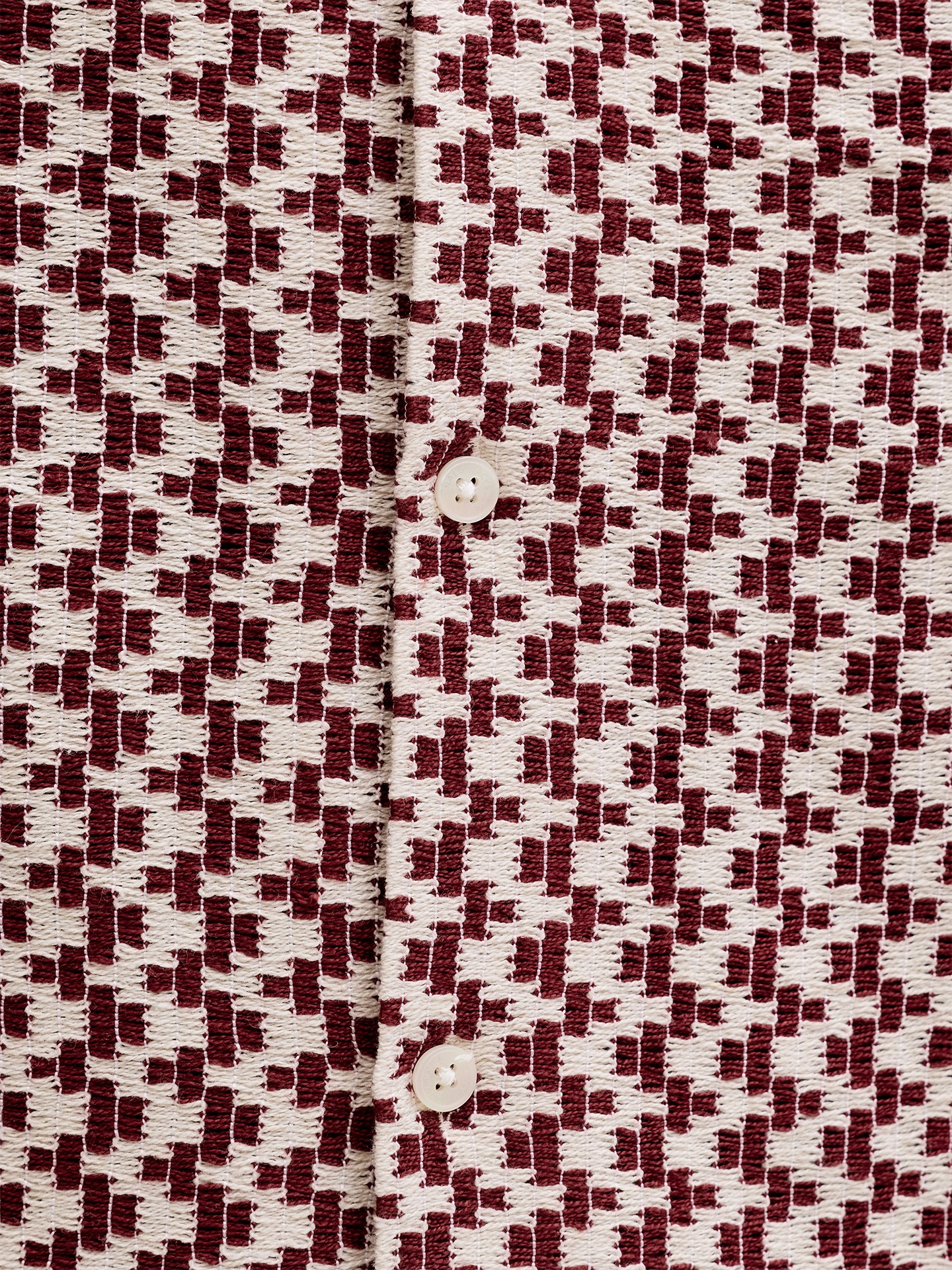 Camisa de Manga Curta com Padrão