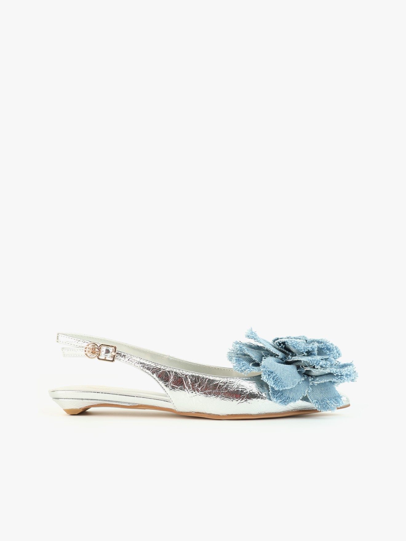 Sapatos Rasos com Flor
