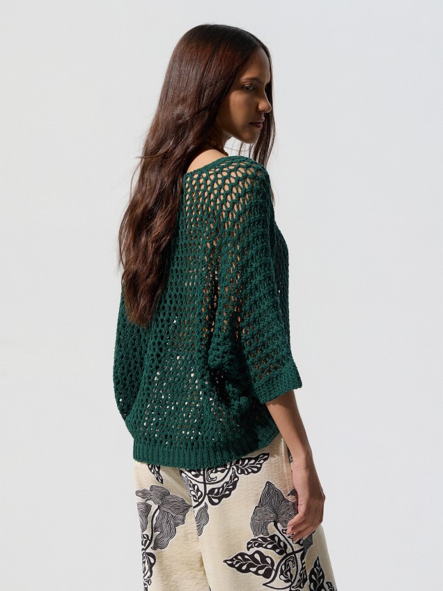 Camisola de Malha Perfurada