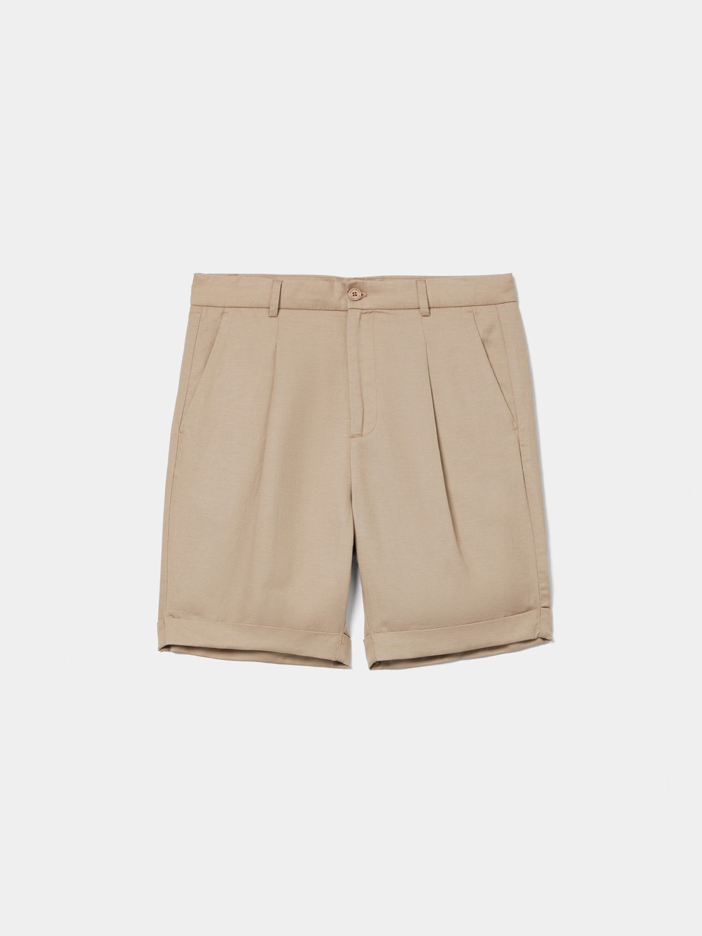 Calções Chino com Pinças