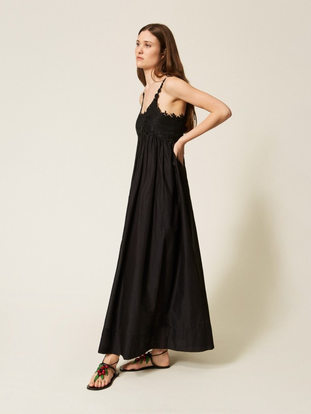 Vestido Comprido de Musseline