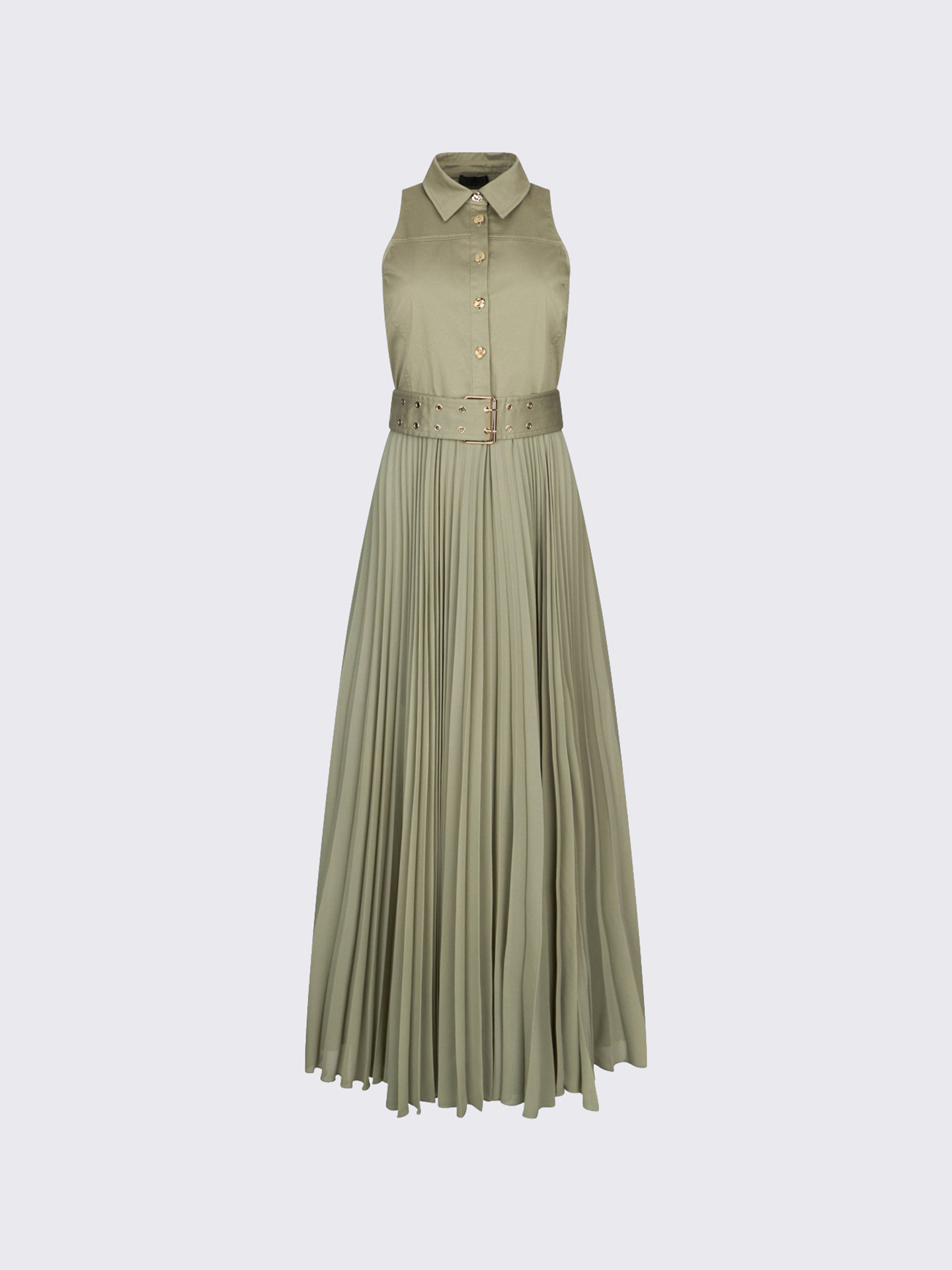 Vestido Comprido Plissado