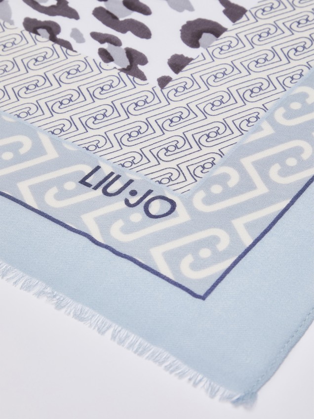 Echarpe Retangular com Estampado