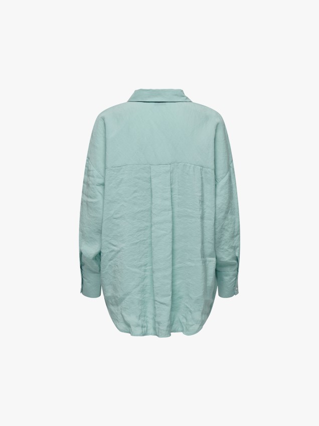 Camisa Oversized de Manga Comprida