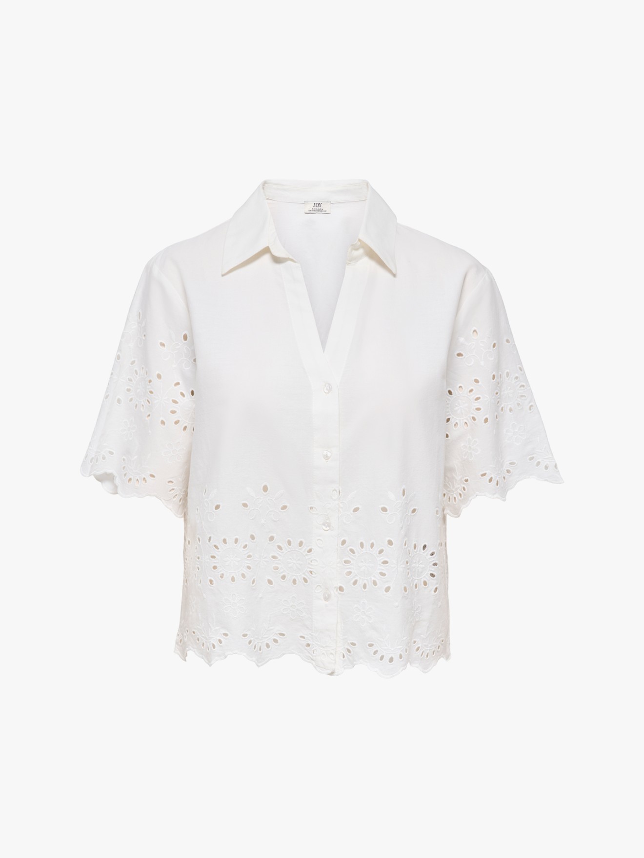 Camisa com Bordado Perfurado