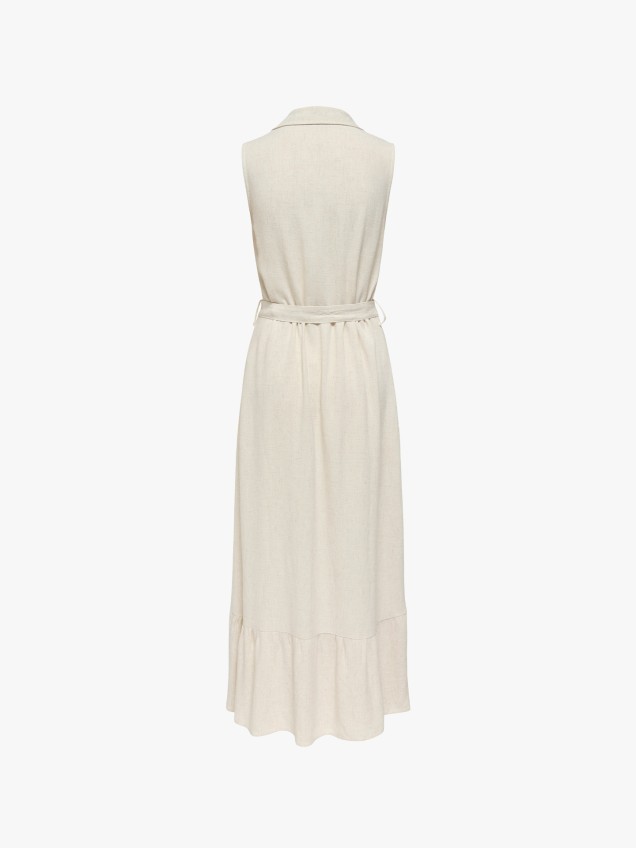 Vestido Maxi com Cinto