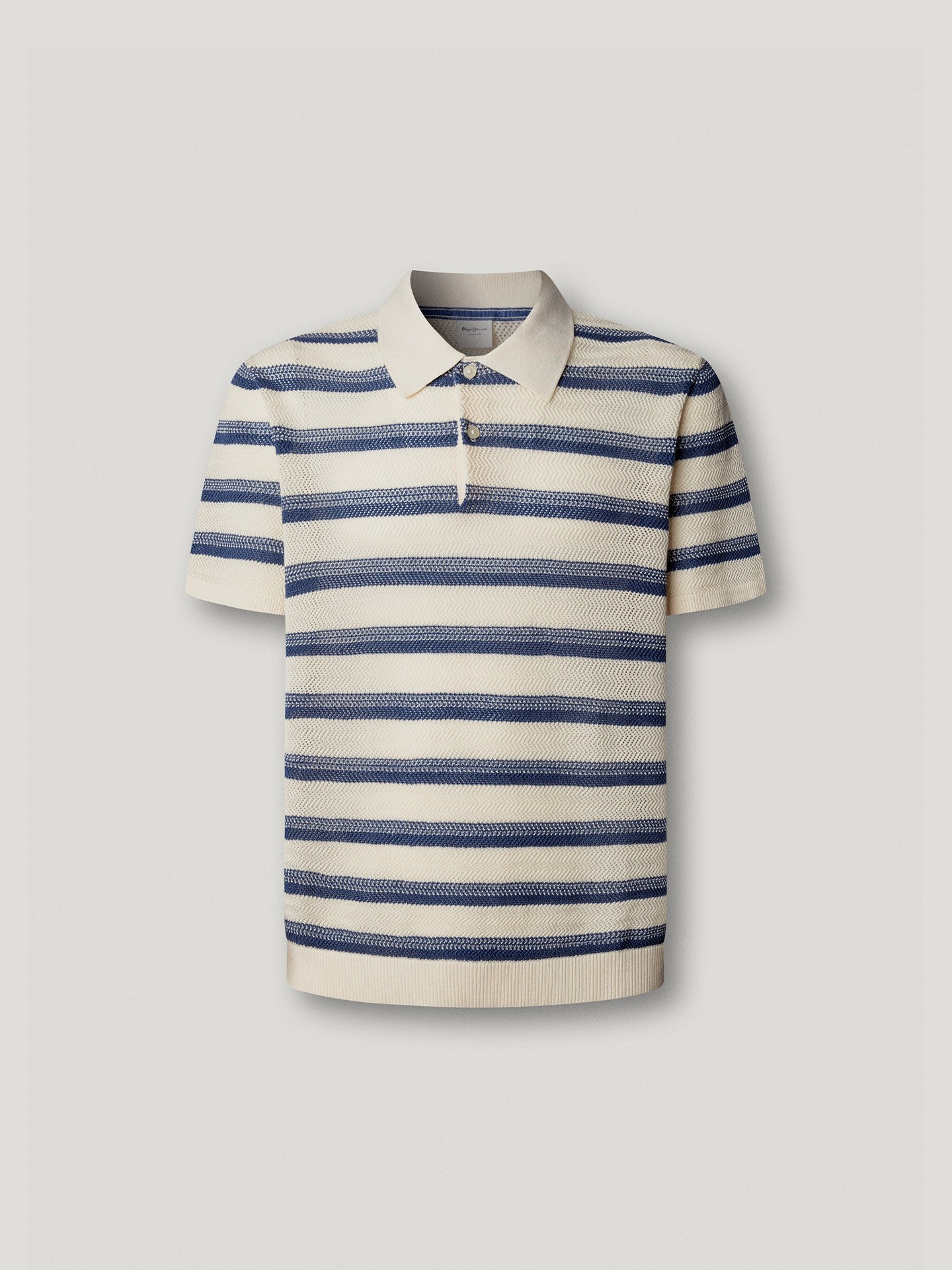 Polo com Padrão de Riscas