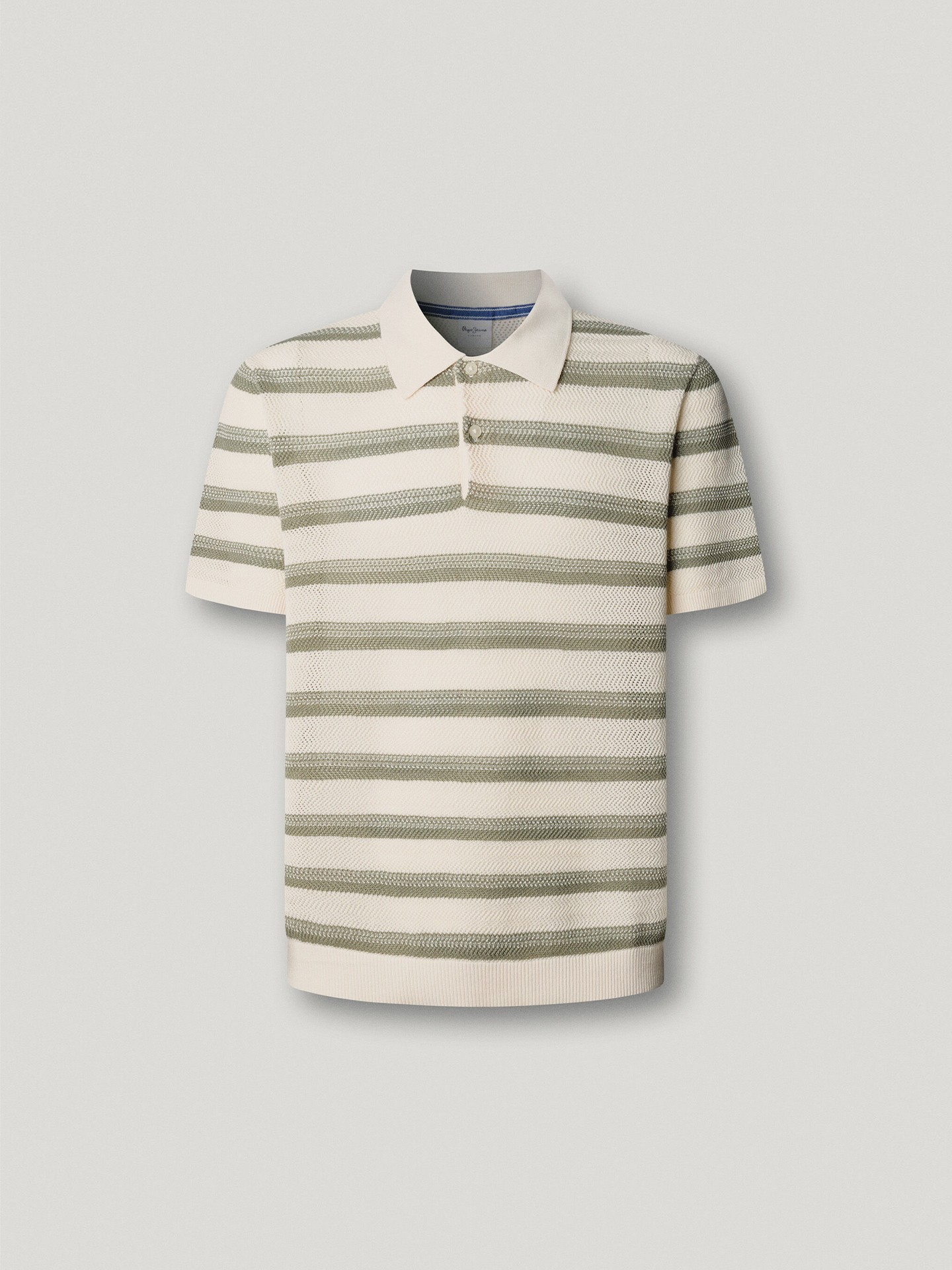 Polo com Padrão de Riscas
