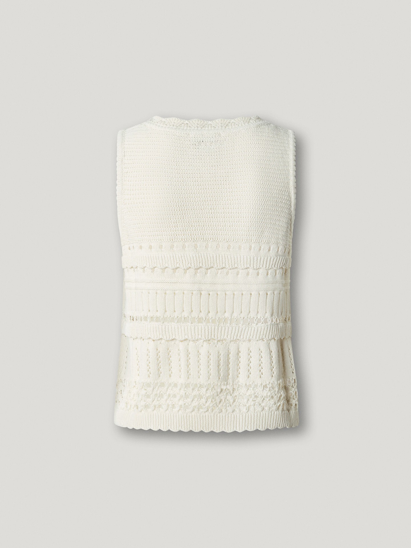 Top de Malha Crochet