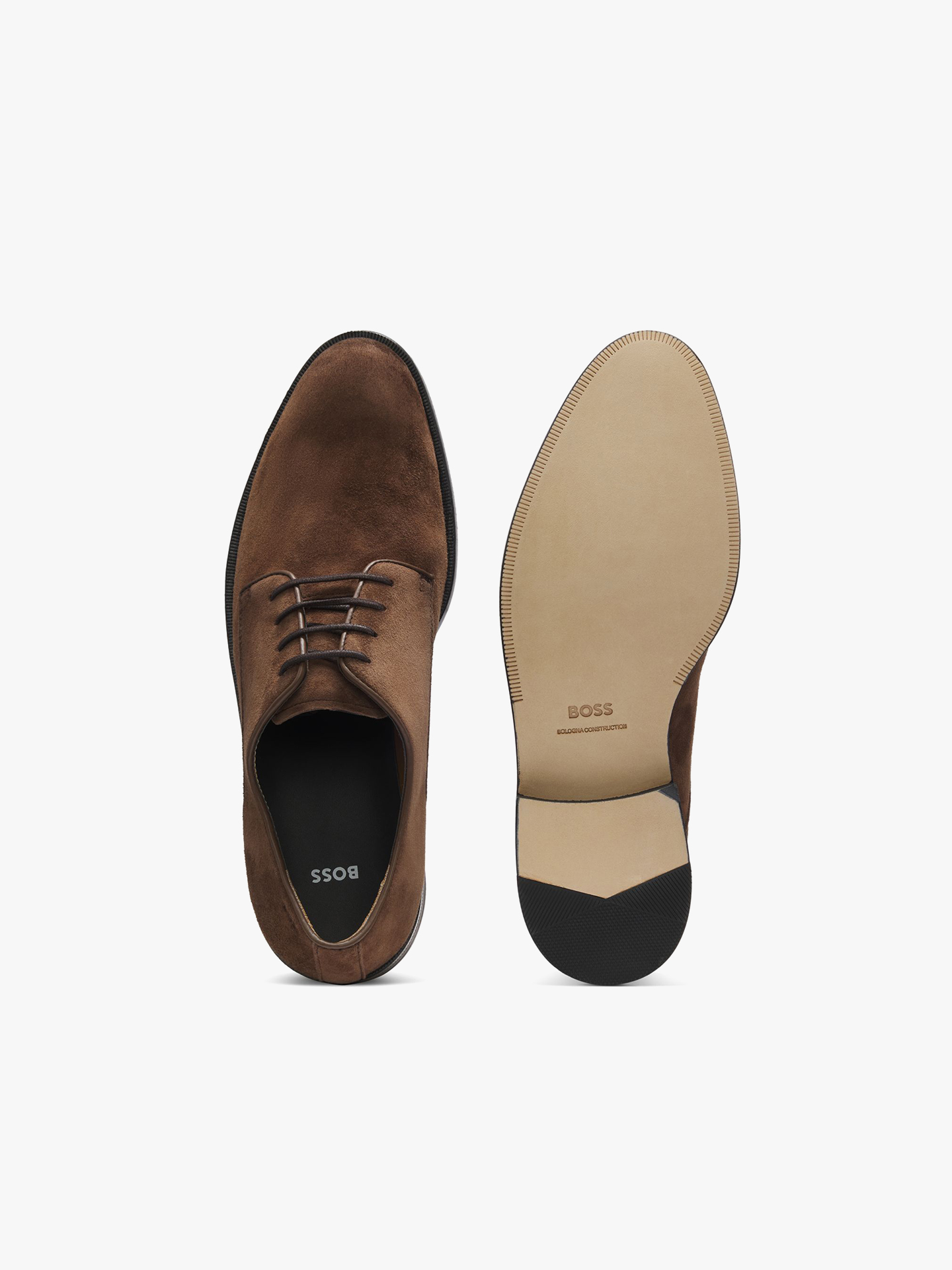 Sapatos Derby em Camurça