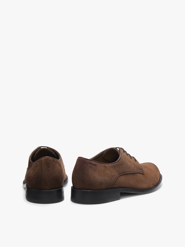 Sapatos Derby em Camurça