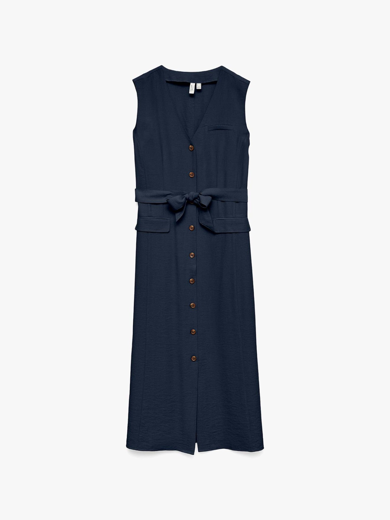 Vestido Midi com Cinto
