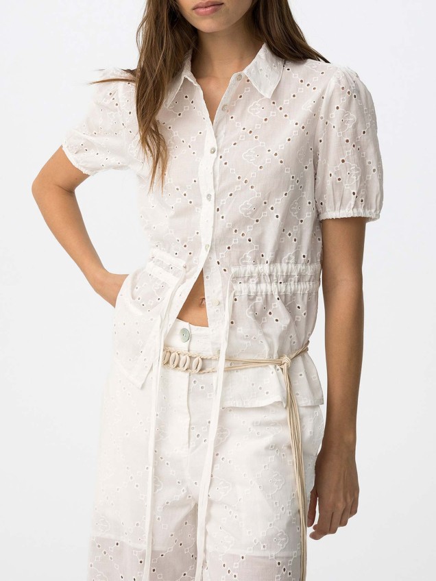 Camisa com Manga Balão