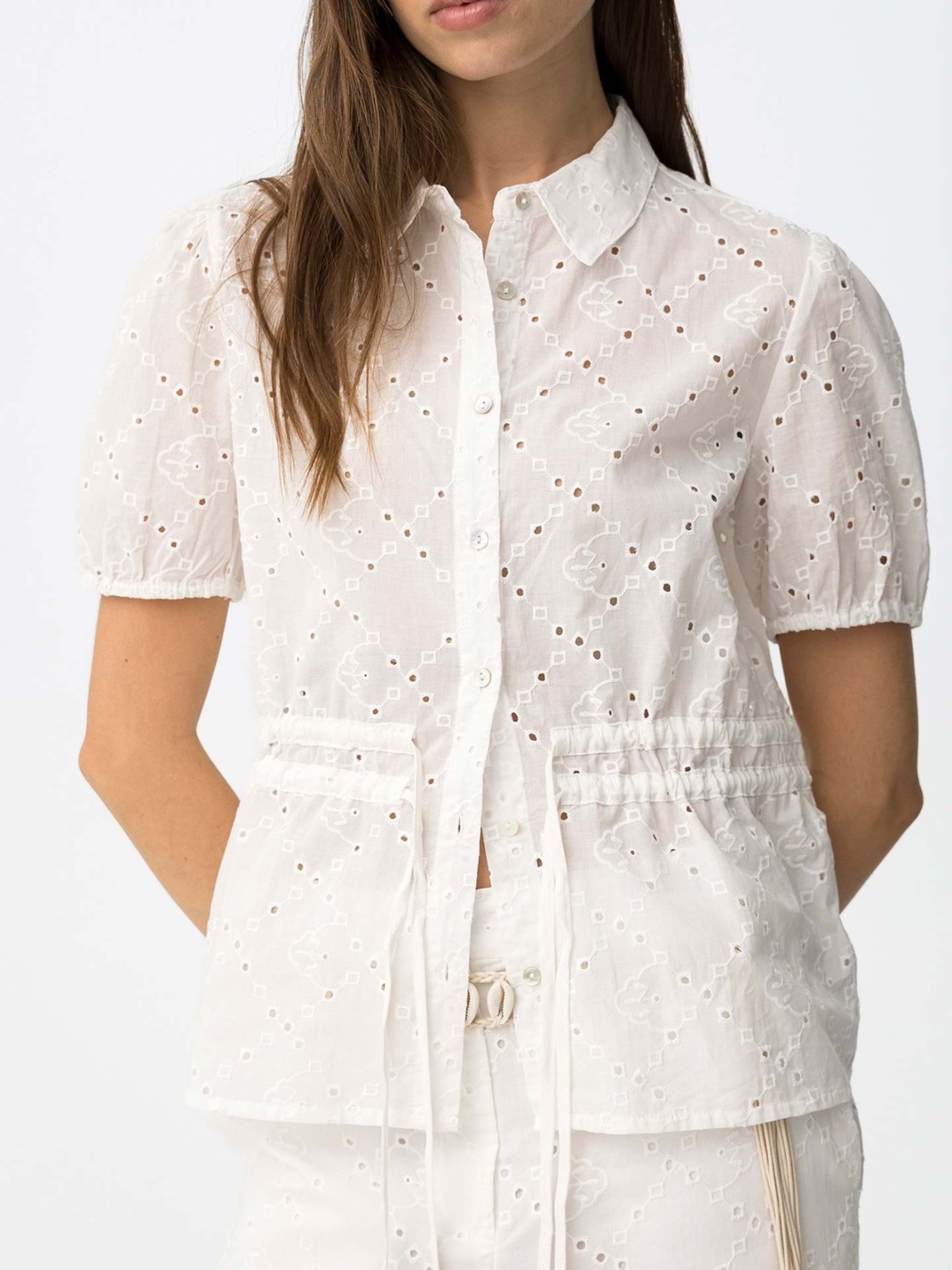 Camisa com Manga Bal�o