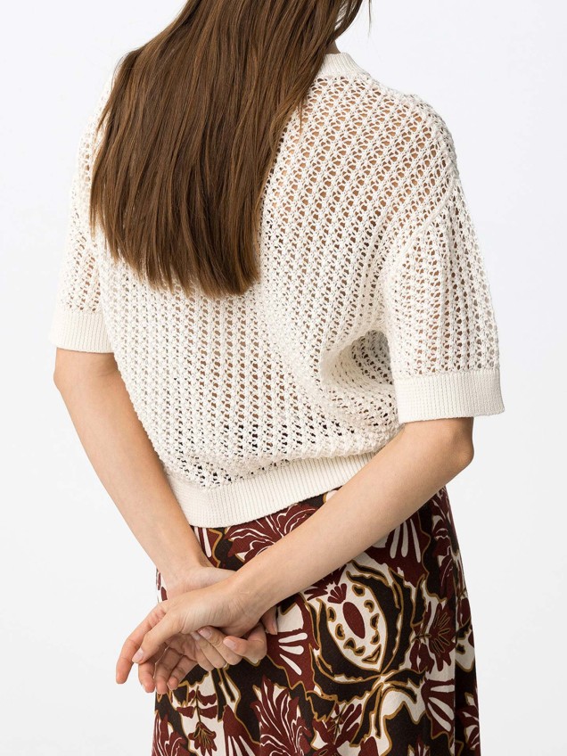 Camisola de Malha Ajour