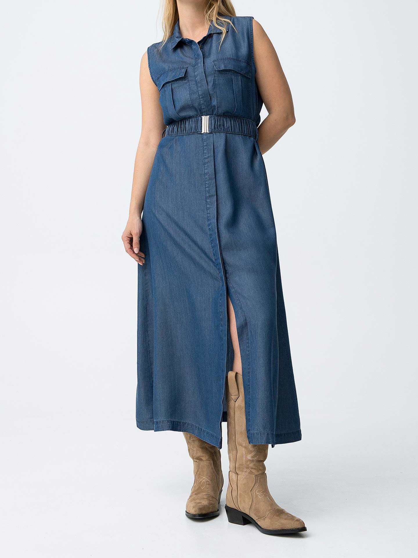 Vestido Camiseiro Midi