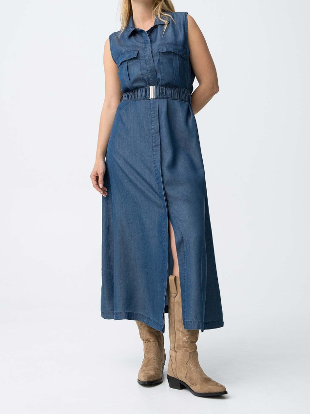 Vestido Camiseiro Midi