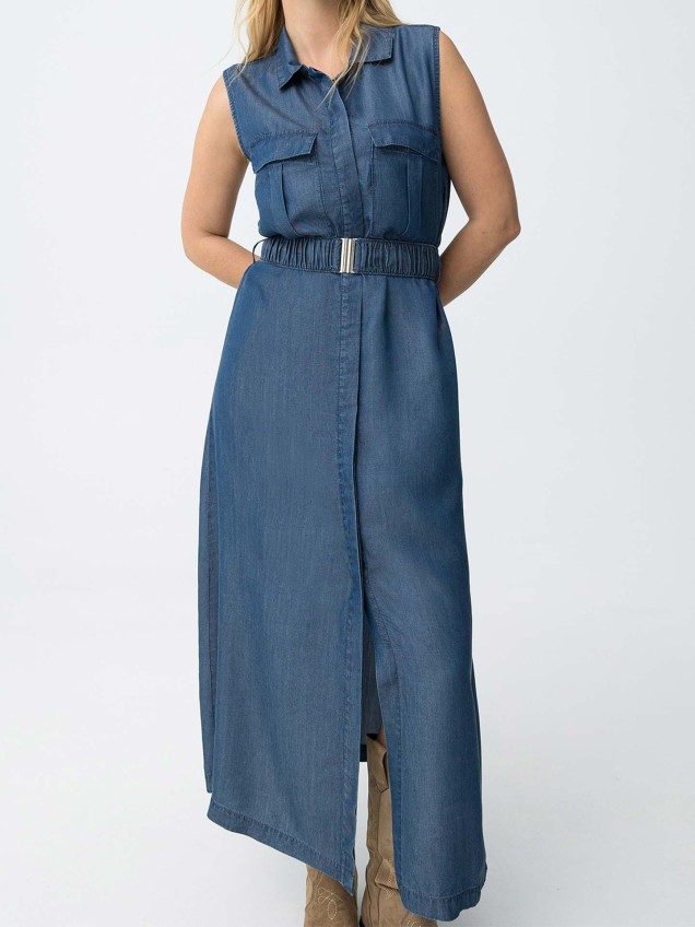 Vestido Camiseiro Midi