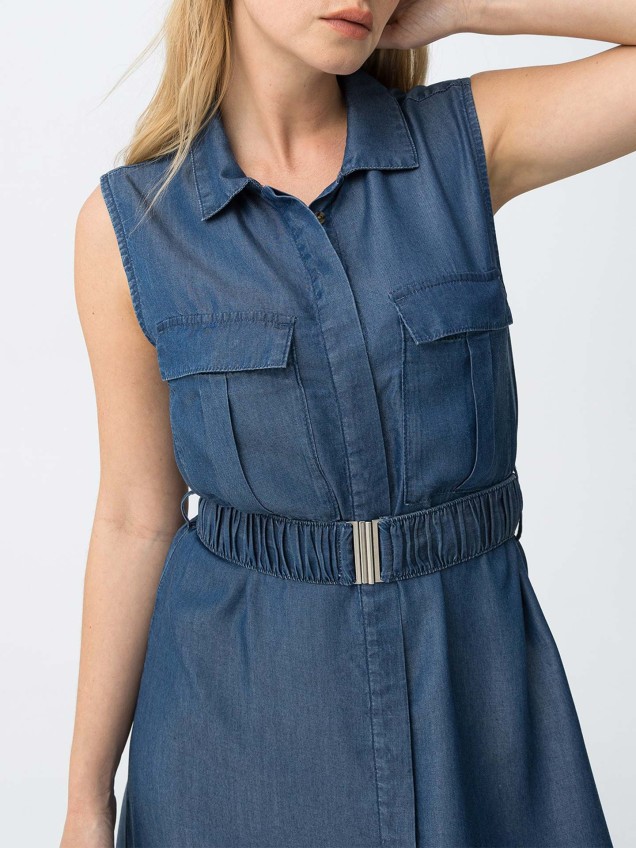 Vestido Camiseiro Midi