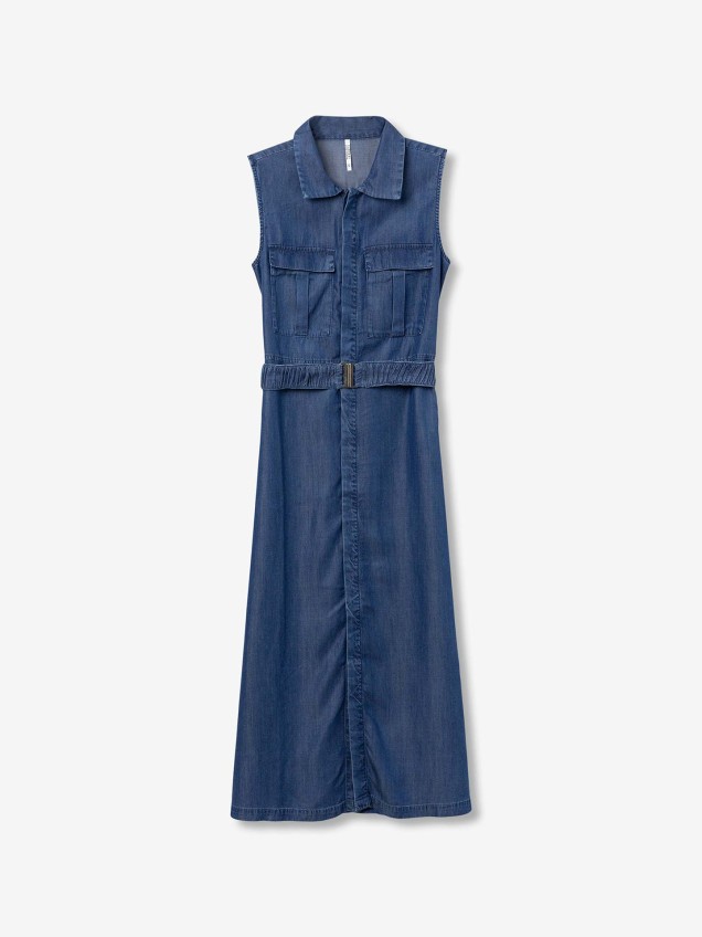 Vestido Camiseiro Midi