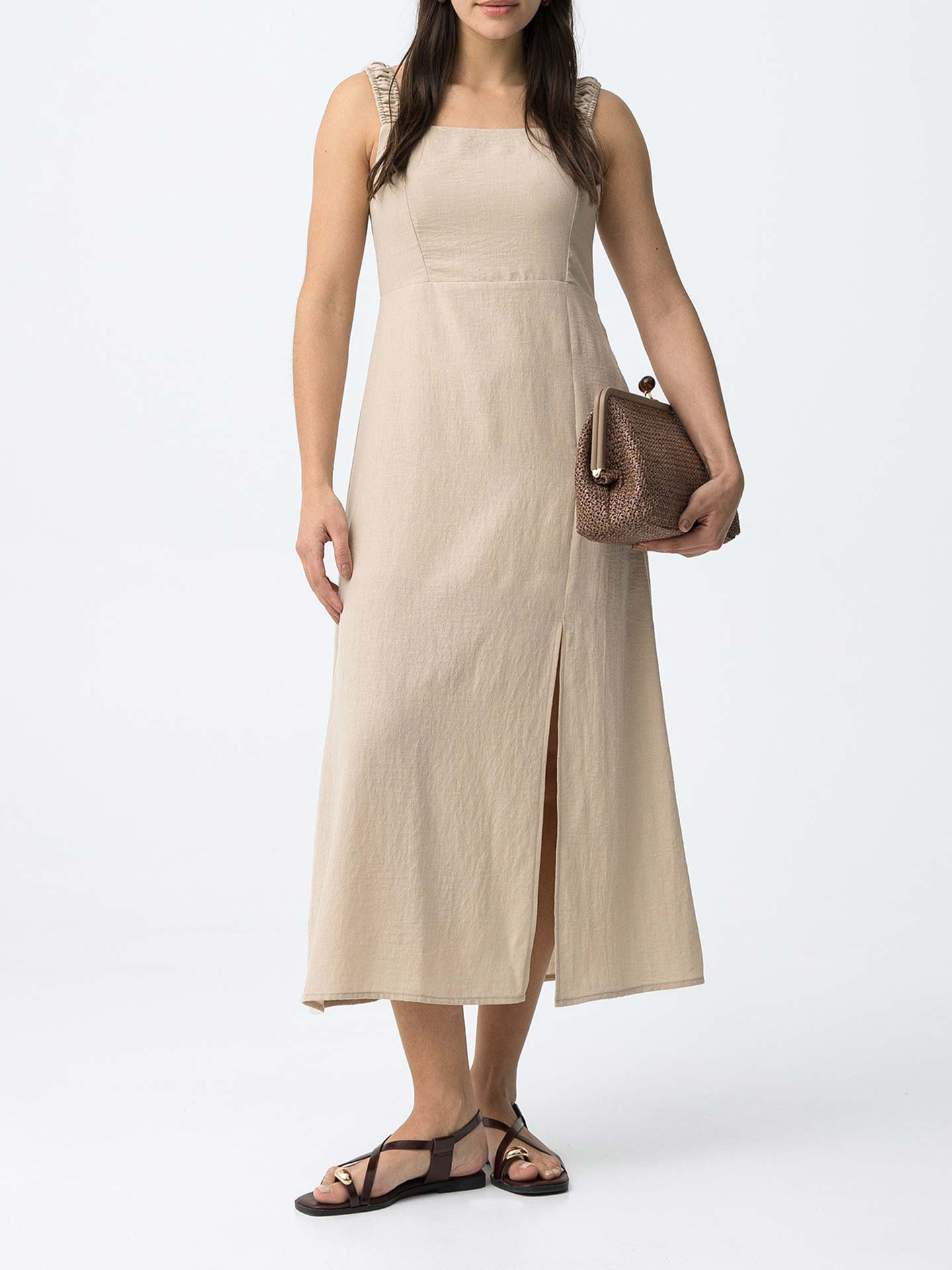 Vestido Midi com Alças