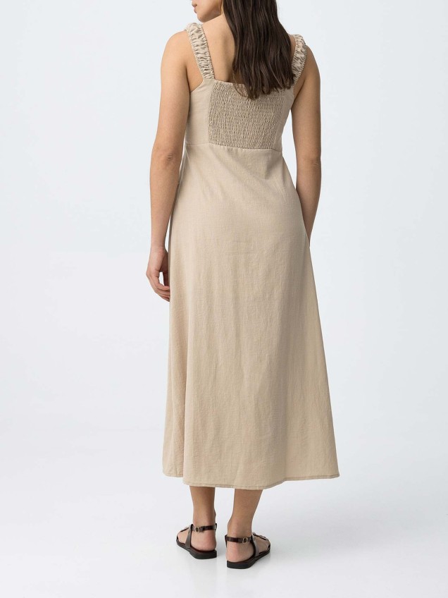 Vestido Midi com Alças