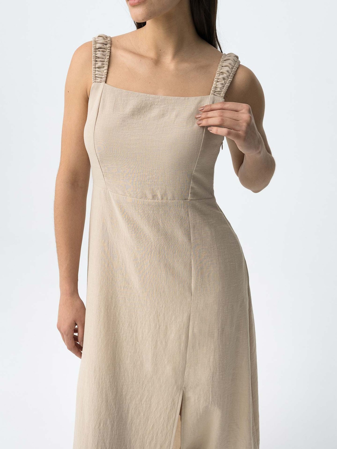 Vestido Midi com Al�as