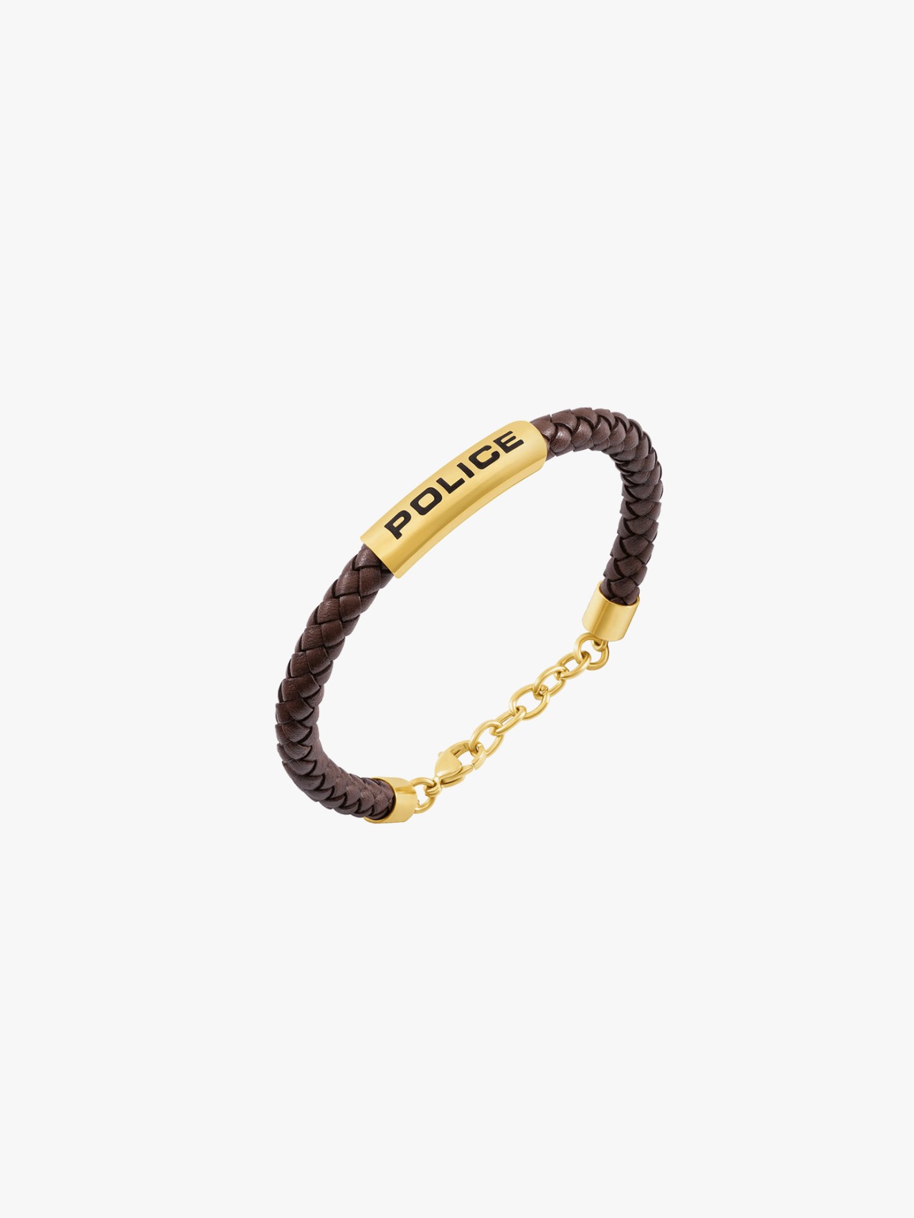 Pulseira em Pele Entran�ada Skyfall