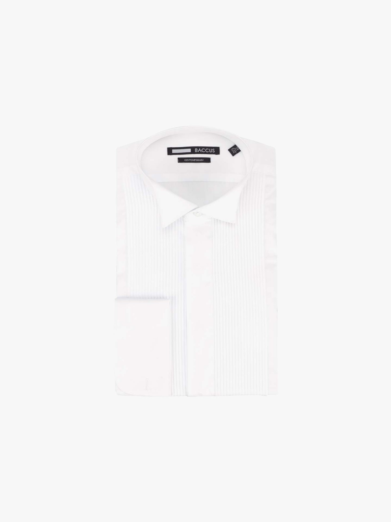 Camisa de Cerim�nia com Peito Plissado