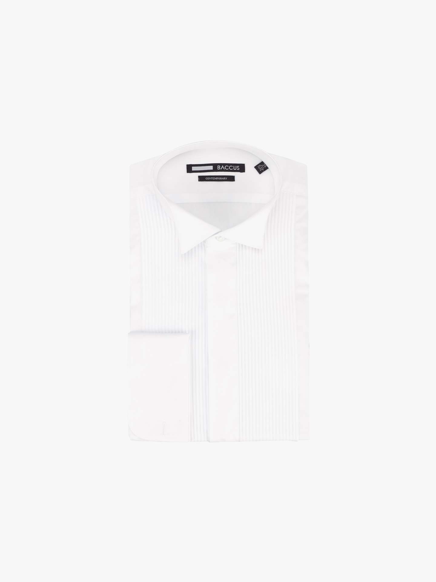 Camisa de Cerimónia com Peito Plissado