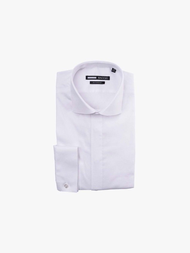 Camisa de Cerimónia com Carcela Oculta