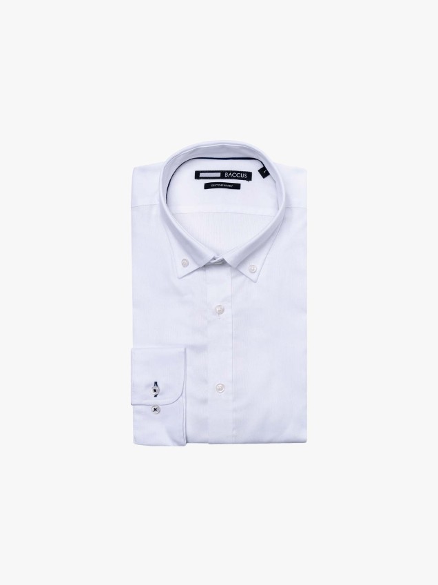Camisa Oxford Contemporary Fit